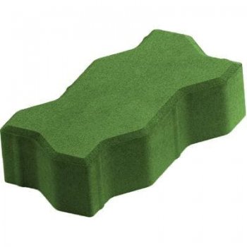 Плитка Тротуарная Волна (Зеленая)