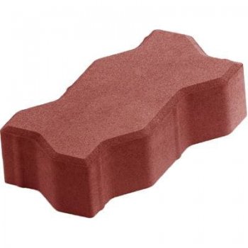 Плитка Тротуарная Волна (Красная)