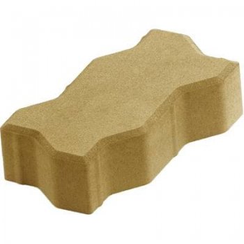 Плитка Тротуарная Волна оливковый (Желтая)