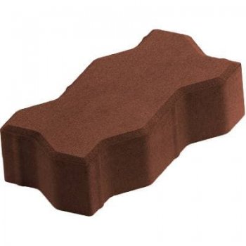 Плитка Тротуарная Волна (Коричневая)