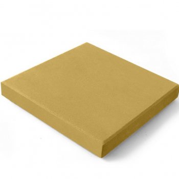 Плитка Тротуарная Квадрат оливковый (Жёлтый) 80мм