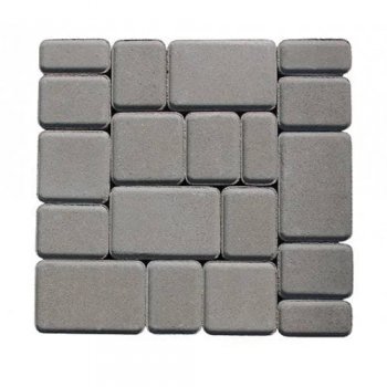 Плитка тротуарная "Старый город" Серая (60 ММ)