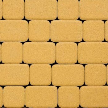 Плитка тротуарная "Старый город" оливковый (Жёлтый) (60 ММ)