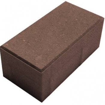 Плитка Тротуарная Прямоугольник Коричневая (Кирпичик 80мм)