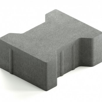 Плитка тротуарная "Катушка" Серый (60мм)