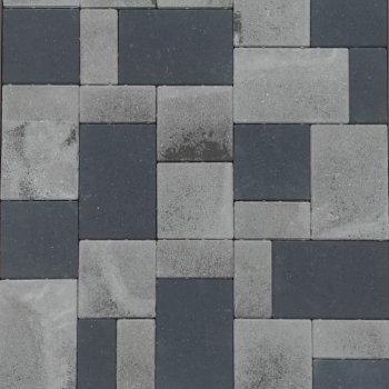 Плитка тротуарная "Новый город" серый 6 см